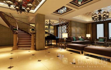 別墅裝修設計注意事項：色彩搭配層次分明