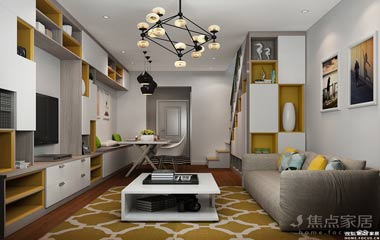 小戶型樓梯間也有方法變成高大上