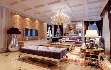 古典歐式客廳，骨子里都透露著華麗！