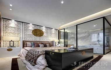 110㎡新中式,巧妙的燈光與色調(diào),緩解采光差的問題!