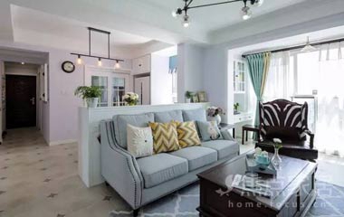 120㎡美式風(fēng)，妹子花21萬把家裝成了美劇的樣子