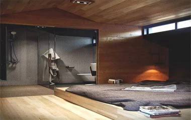 臥室榻榻米裝修簡易便捷節省空間，感覺溫暖無比！