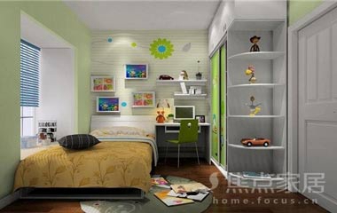 兒童房書桌組合效果圖欣賞！