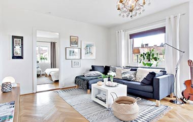 瑞典最新室內(nèi)設(shè)計(jì)作品 66平米簡約兩居室