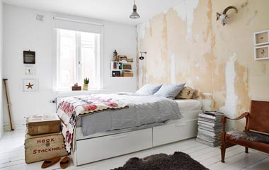 中國設(shè)計師少見的50平方米頹廢風(fēng)公寓設(shè)計