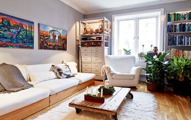 46平方米城市鄉村風一居室公寓