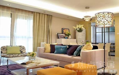 溫馨舒適90平普羅旺斯兩居