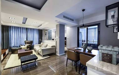 矮墻沙發，半開放的書房真漂亮！