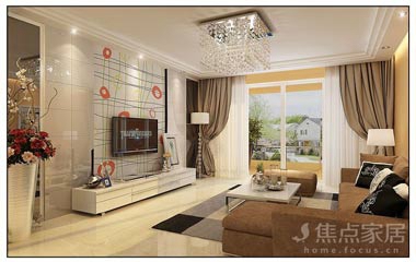 客廳電視背景墻變出新花樣