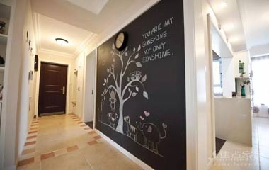 家里裝一面黑板墻，實用又漂亮！