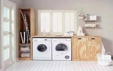 陽臺沒法曬衣服?看達人如何“偷”出一個洗衣房