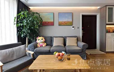 簡約風格3居室,巧用上墻收納,空間大的不像89㎡