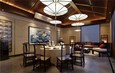 上海別墅裝修中式風(fēng)格設(shè)計(jì)案例