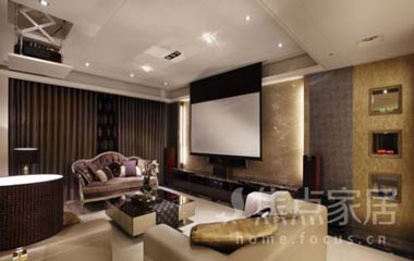 56平復(fù)古公寓設(shè)計(jì)，這背景墻也太有創(chuàng)意