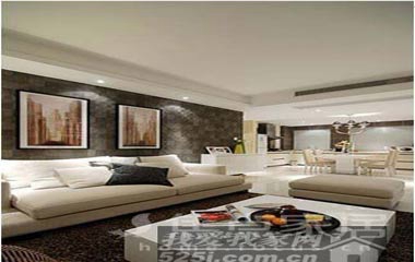 10萬裝89平時(shí)尚二居 小夫妻的簡約婚房