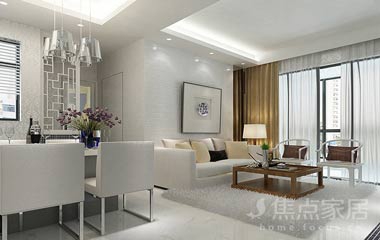 客廳簡歐裝修，別墅更顯高大上