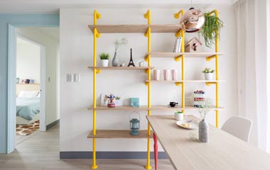 馬卡龍色三居 處處讓人感到夏日甜蜜