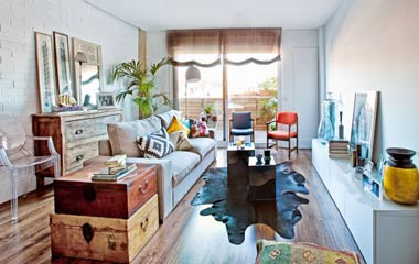 輕鄉村風兩居 鮮艷色彩熱愛軟裝成亮點