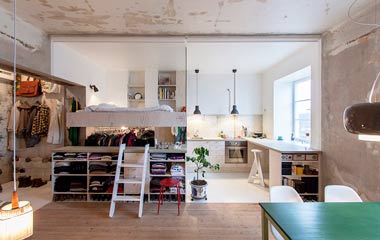 33平無(wú)挑高的單身小公寓 收納功一級(jí)棒