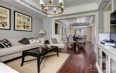 時尚浪漫文化法式鄉村風格三居室