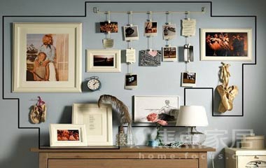 親情友情愛情的角落 照片墻的懸掛小技巧