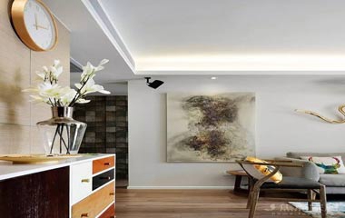 空間布局改造，臺(tái)式北歐混搭三室現(xiàn)代空間