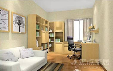 客廳輕松擠出個書房，這設計我服！